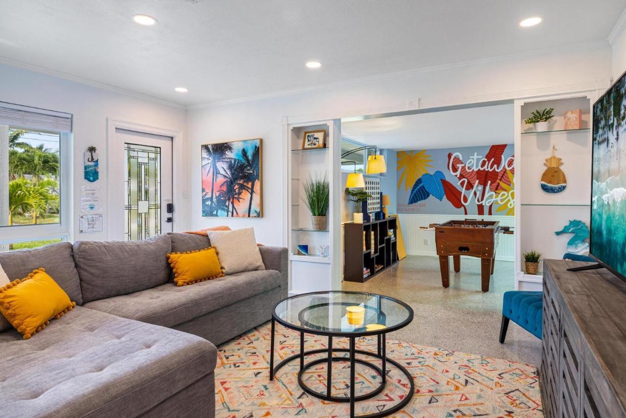 Trendy 3-Bedroom Villa With Saltwater Pool And Yard Fort Lauderdale Bagian luar foto